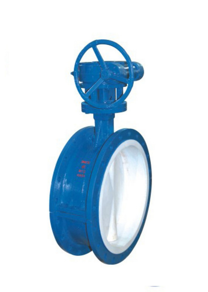 Flange expansion butterfly valve