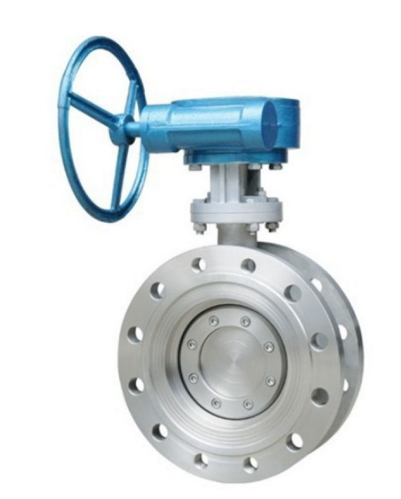 Flange layer metal hard seal butterfly valve