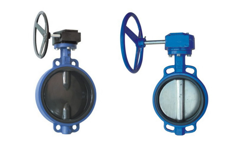 Butterfly valve for clip desulfurization