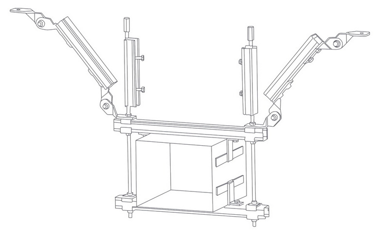 Lateral support of rectangular duct