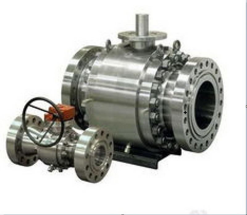 Three-stage ball valve