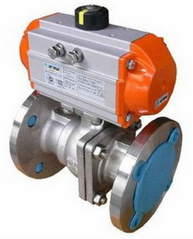 Pneumatic high platform ball valve