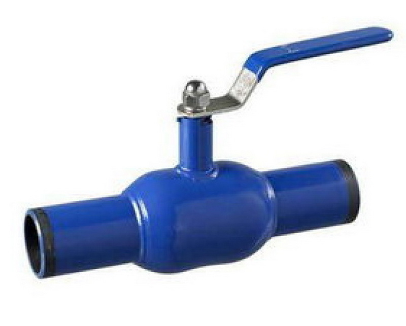 Welded ball valve